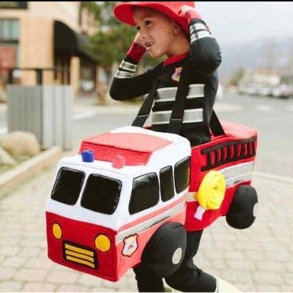 Hanna Andersson Red Fire Truck Costume - Picture 4 of 4
